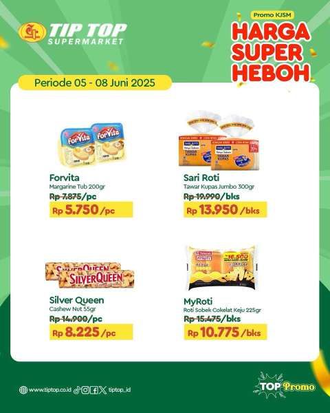 Promo KJSM Tip Top 5-8 Juni 2025