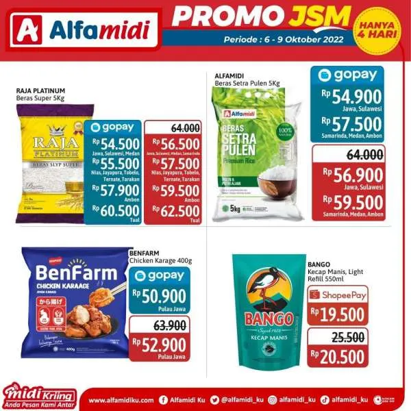 Promo JSM Alfamidi Periode 6-9 Oktober 2022