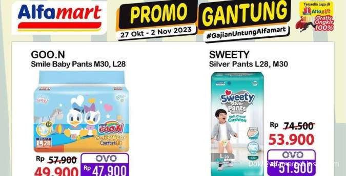 Promo Alfamart Gantung 1 November 2023 Popok Murah dengan OVO, Berlaku Sampai Besok!