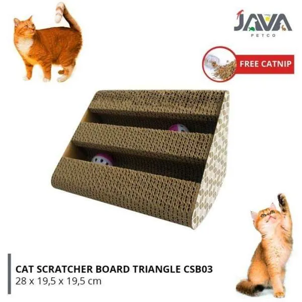 Java Petco Cat Scratcher Board Triangle CSB03