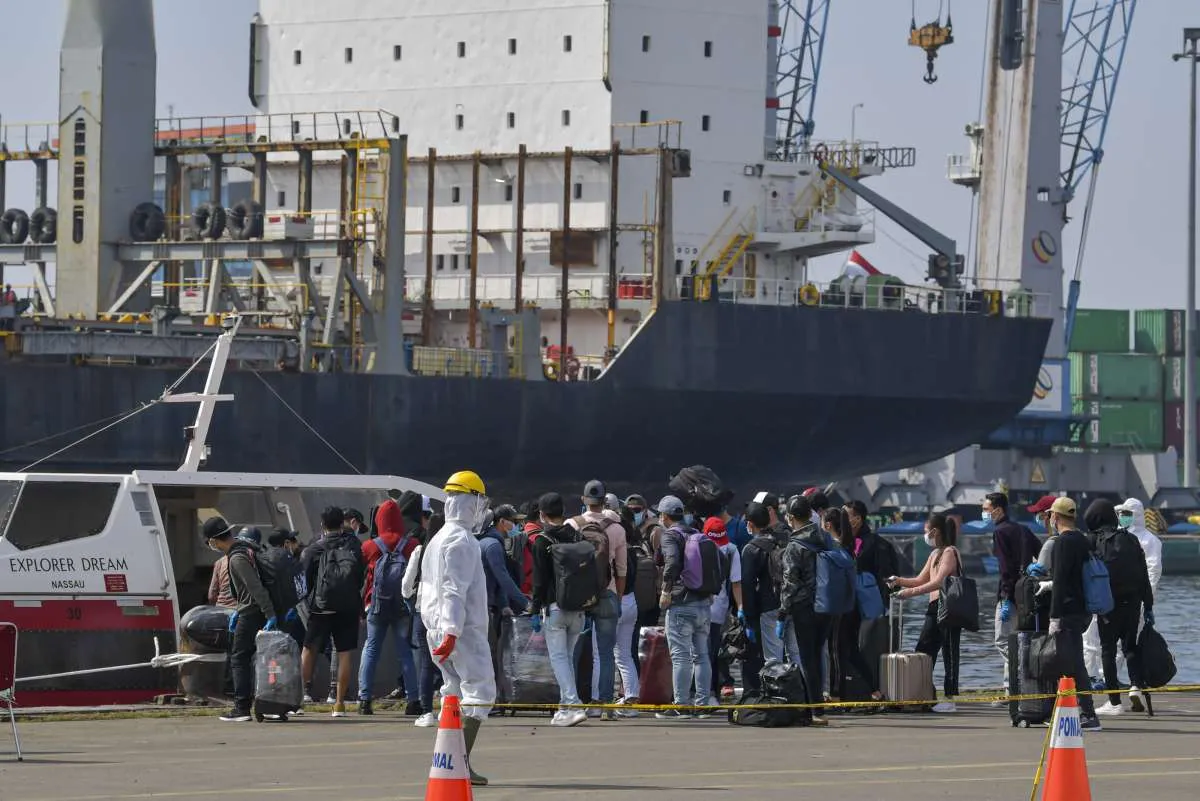 Hari ini, 239 WNI yang merupakan ABK di Jerman tiba di Indonesia 