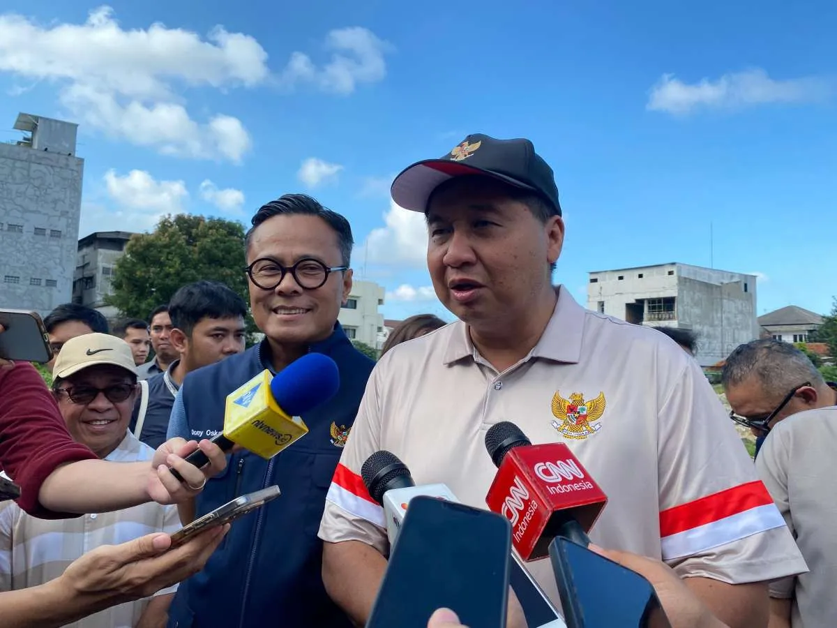 Menteri PKP dan Dony Oskaria Tinjau Lahan Milik Angkasa Pura di Senen Jakarta Pusat