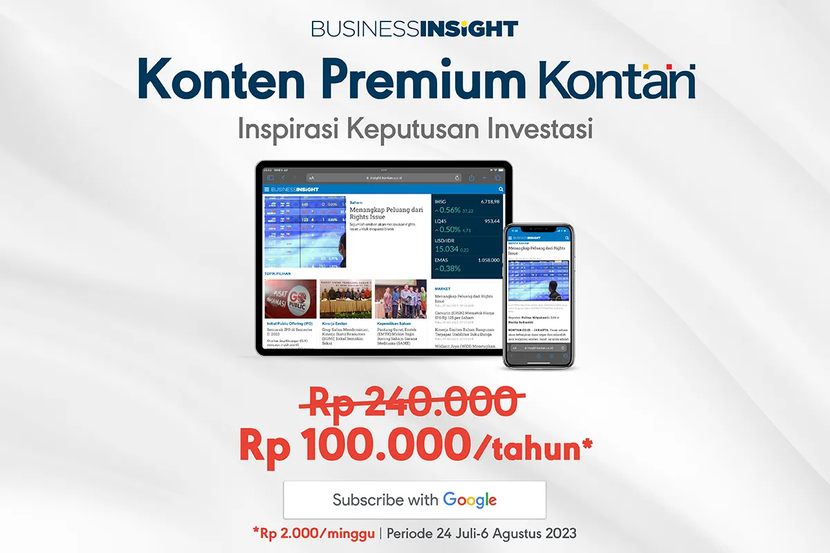 Langganan Business Insight mulai dari Rp 2.000 per minggu!