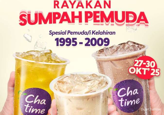Promo Sumpah Pemuda di Chatime & Ramen Ya! Oktober, Harga Lebih Hemat Promo Sumpah Pemuda di Chatime & Ramen Ya! Oktober, Harga Lebih Hemat