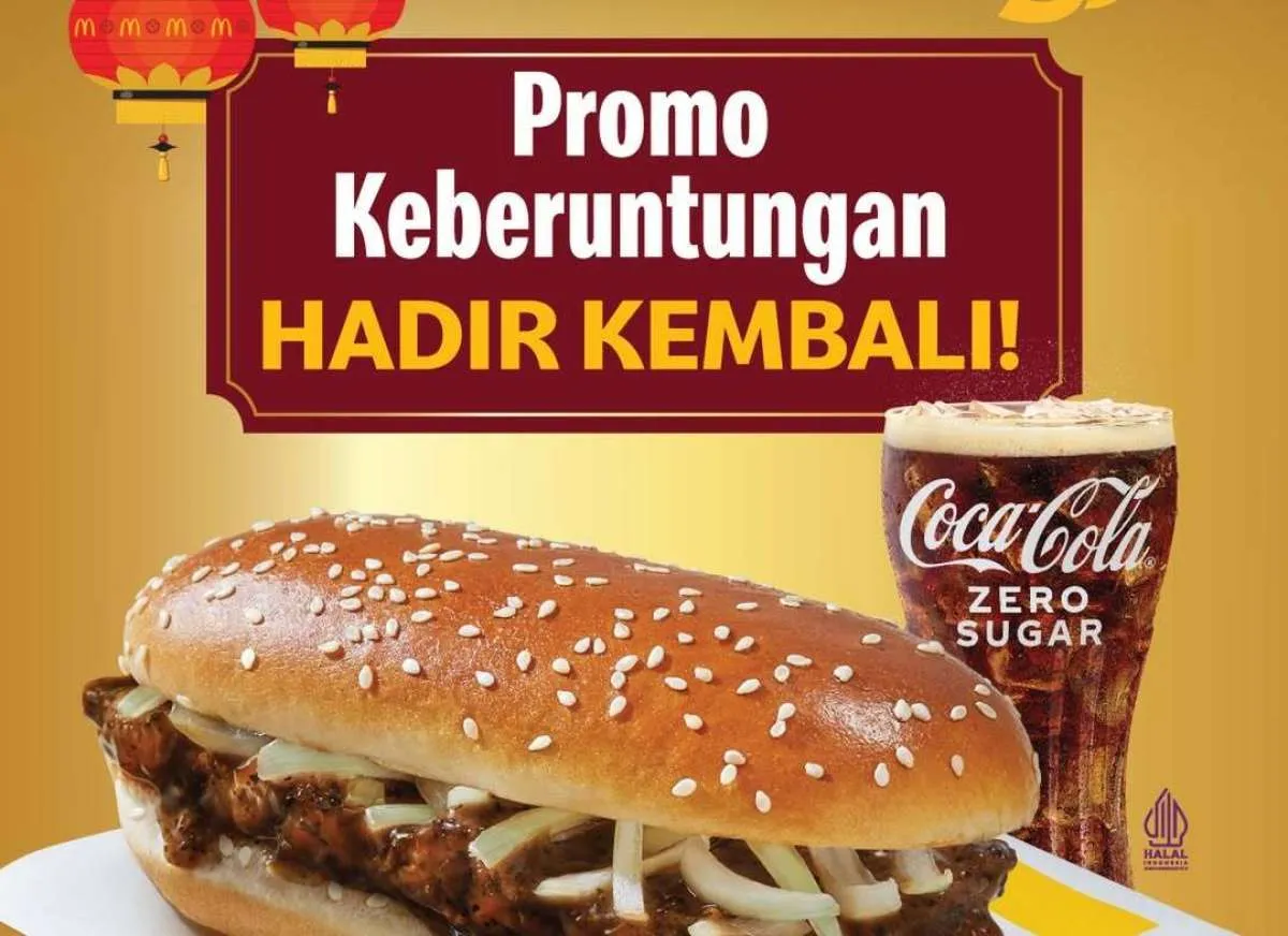 Promo McD Spesial Imlek: Hemat Rp 17.000 Paket Beef Prosperity & Coca-Cola