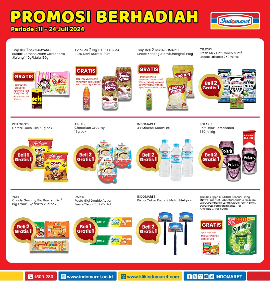 Promo Berhadiah Indomaret Periode 11-24 Juli 2024