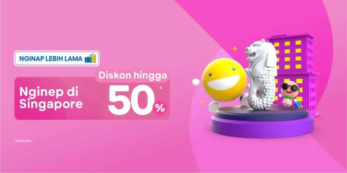 Promo Tiket.com Hotel Singapore sampai 15 Mei 2022, Dapatkan Diskon hingga 50% 