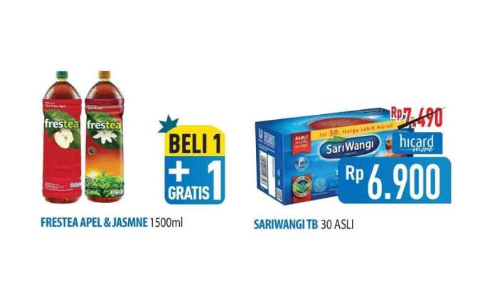 Promo JSM Hypermart Weekend 2-5 Mei 2025, Beli 1 Gratis 1 Frestea 1,5 Liter