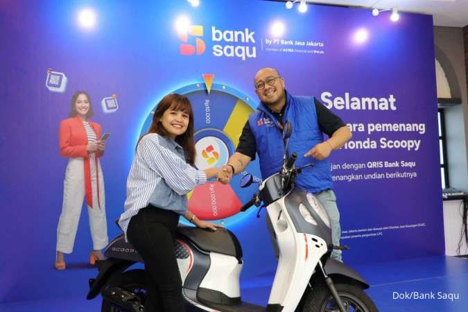 Bank Saqu Beri Nasabah Hadiah 20 Motor Honda Scoopy lewat Fitur Menabung Otomatis