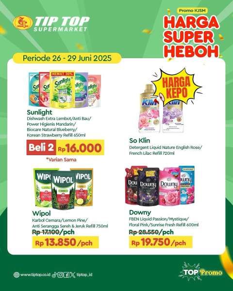 Promo KJSM Tip Top 26-29 Juni 2025