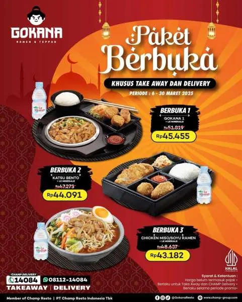 Promo Paket Berbuka Gokana