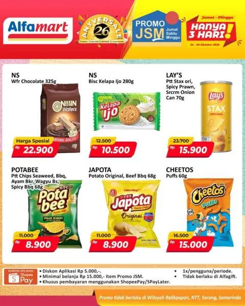 Promo JSM Alfamart Periode 24-26 Oktober 2025