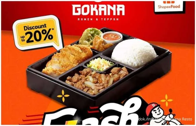Promo Gokana Flash Sale dan Paket Puas, Diskon 20% hingga Makan Berdua Super Hemat