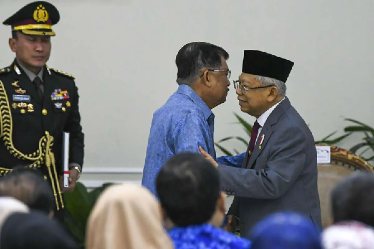 Begini perasaan Jusuf Kalla ketika berganti kursi dengan Ma'ruf Amin