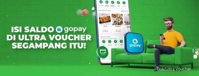 Hadirkan Menu Biller Baru, Kini Top Up Gopay Bisa Pakai Aplikasi Ultra Voucher