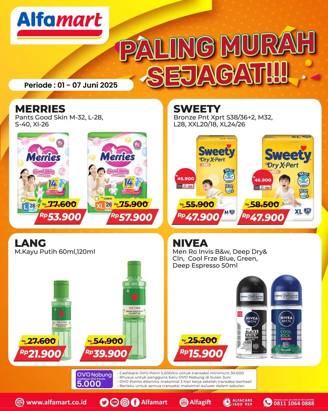Promo Alfamart Paling Murah Sejagat Periode 1-7 Juni 2025