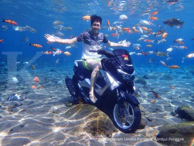 Unik! Pengunjung bisa foto underwater di Umbul Ponggok