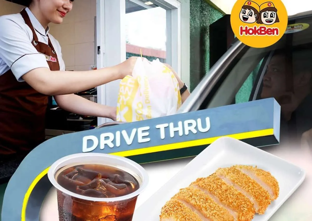 Promo HokBen Drive Thru, Dapatkan Gratis Lemon Tea & Chicken Katsu