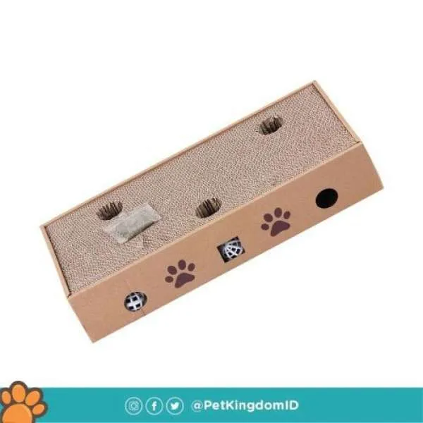 Pet Kingdom Garukan Kucing Box 2 In 1
