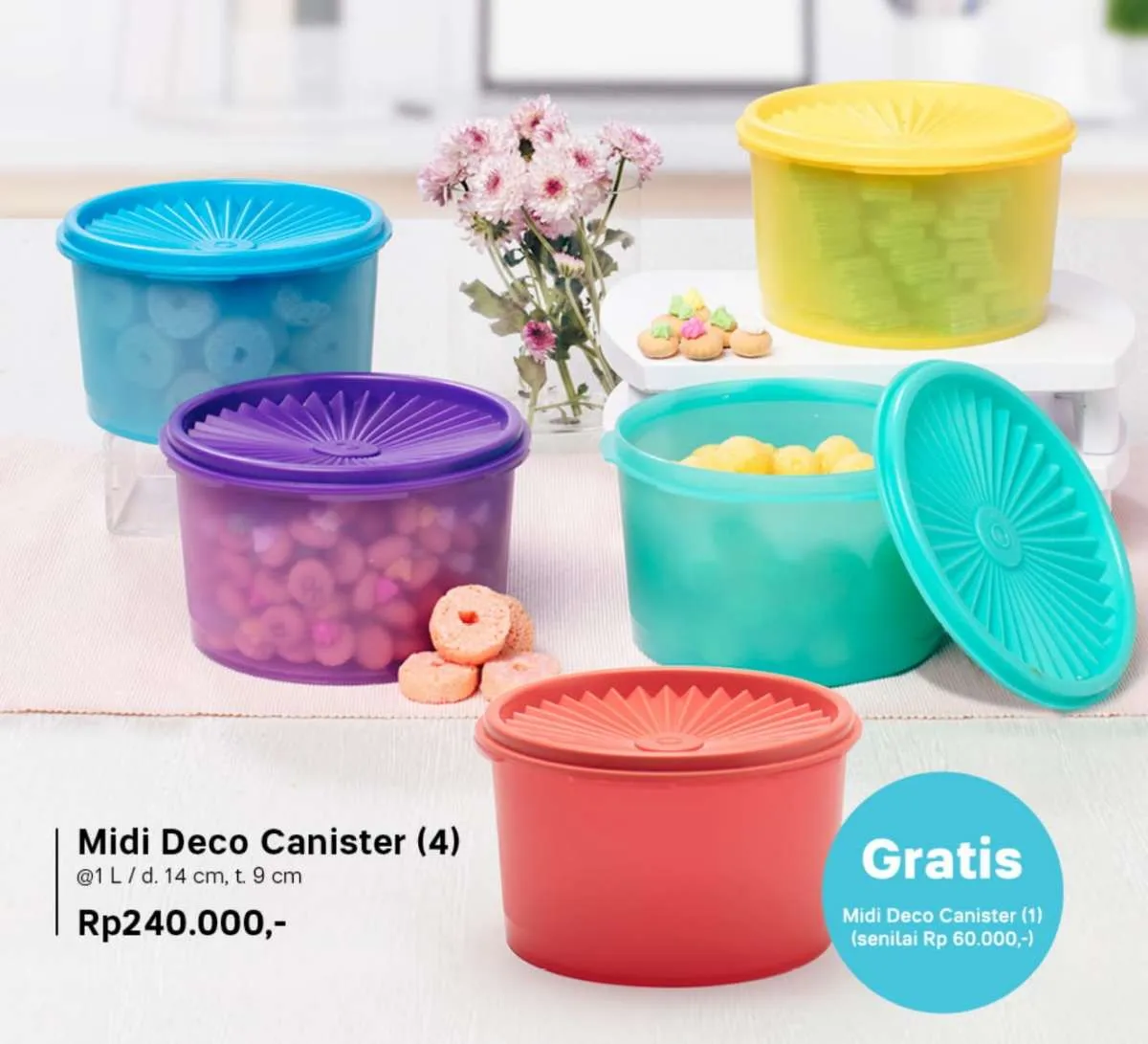 Promo Tupperware bulan September 2020, ada tumbler, eco bottle, termos coffe dll 