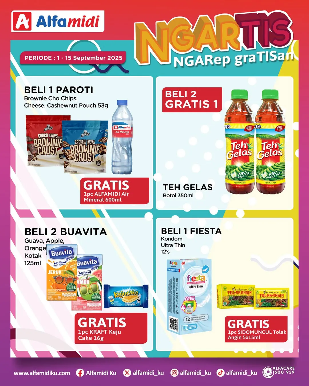 Promo Alfamidi Ngartis (Ngarep Gratisan) Periode 1-15 September 2025