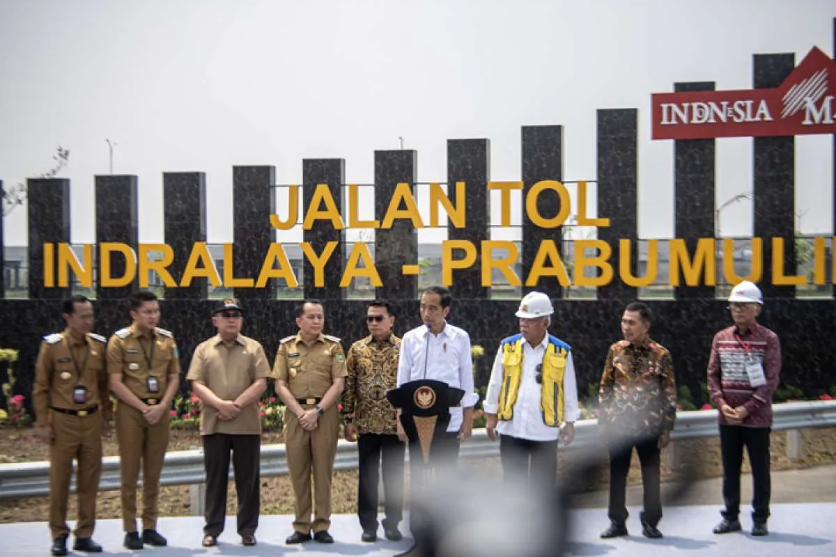 Jokowi Resmikan Tol Indralaya - Prabumulih Sumsel Senilai Rp 12,5 Triliun