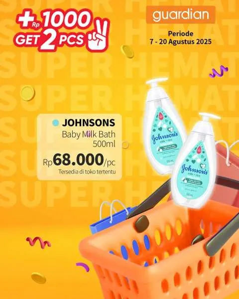 Promo Guardian Super Hemat Periode 7-20 Agustus 2025
