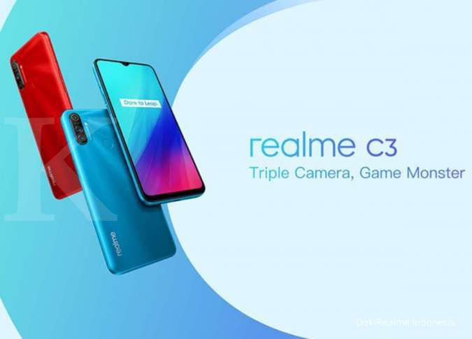 Harga Realme C3 dibanderol hanya Rp 1 jutaan, dijuluki Game Monster 