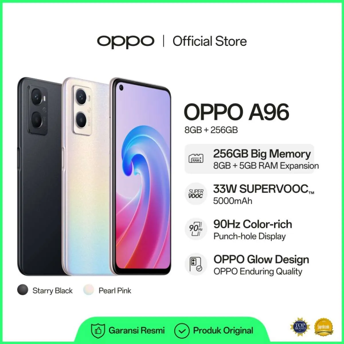 Semakin Murah dan Populer, Cek Harga HP OPPO A96 Terbaru Beserta Spesifikasinya