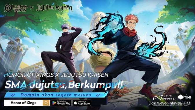 Honor of Kings X Jujutsu Kaisen Akan Rilis, Gojo dan Yuji Bakal jadi Skin Hero Apa?