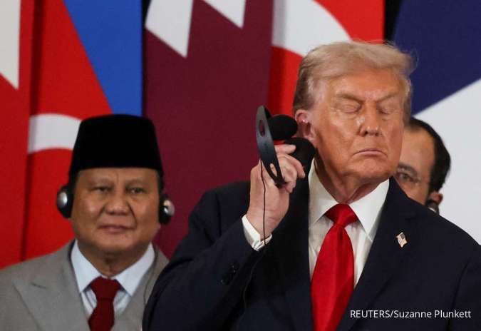 Prabowo Tertangkap Hot Mic Minta Bertemu Putra Donald Trump Usai KTT Gaza