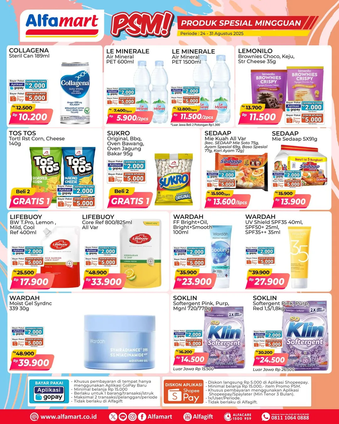 Promo PSM Alfamart Periode 24-31 Agustus 2025