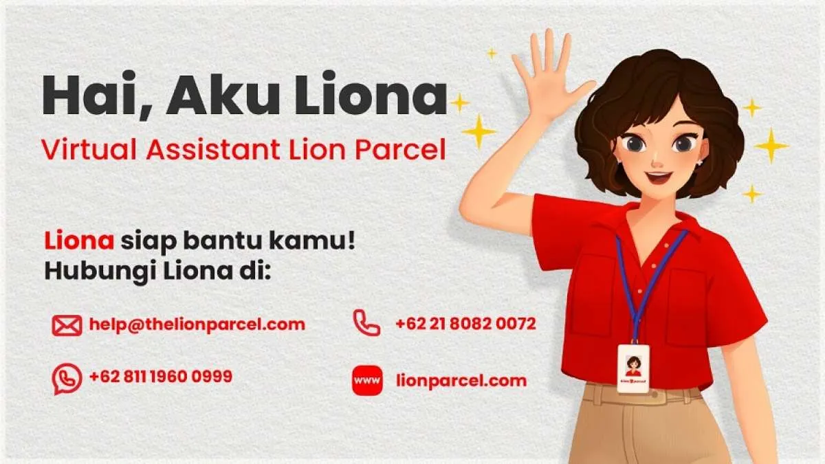 Tingkatkan Pengalaman Pelanggan, Lion Parcel Kenalkan Virtual Assistant Liona