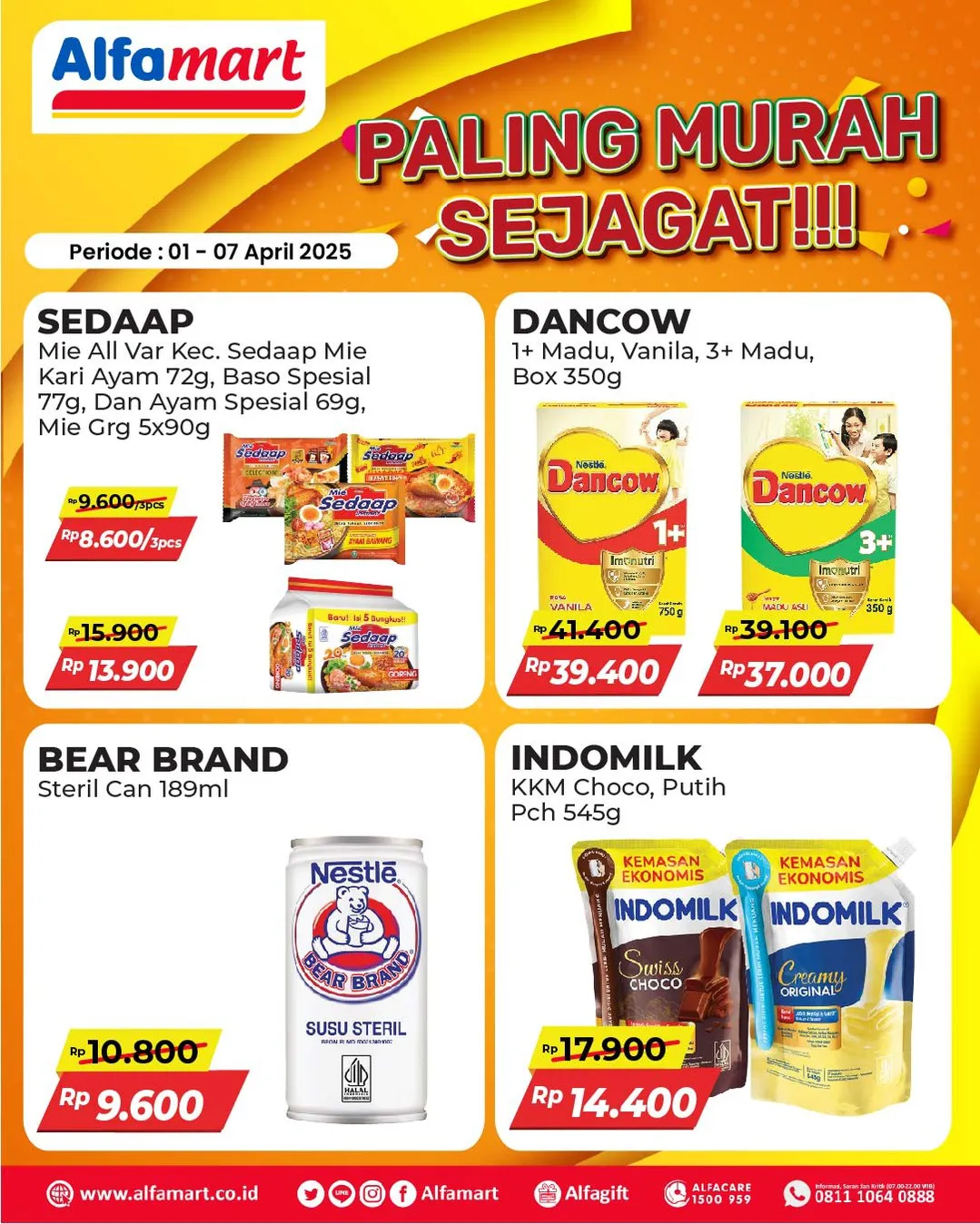 Promo Alfamart Paling Murah Sejagat Periode 1-7 April 2025