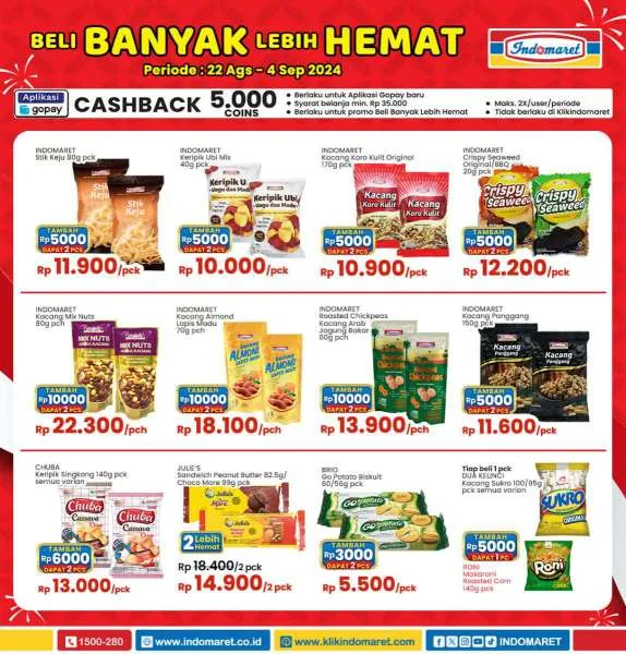 Promo Indomaret Super Hemat Periode 22 Agustus-4 September 2024