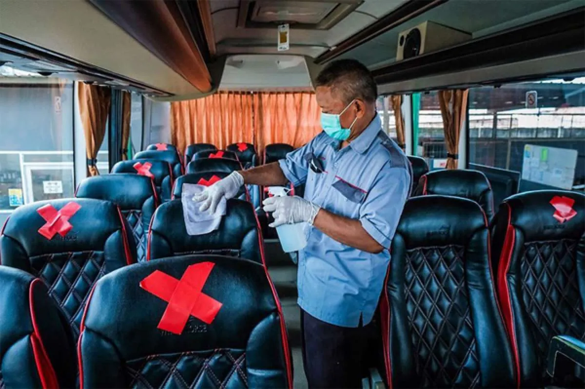 Aktivitas bisnis mulai beroperasi, Panorama Group sewakan bus berprotokol kesehatan