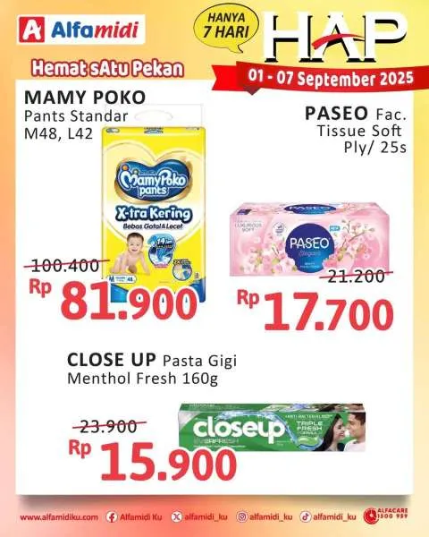 Promo Alfamidi Hemat Satu Pekan Periode 1-7 September 2025