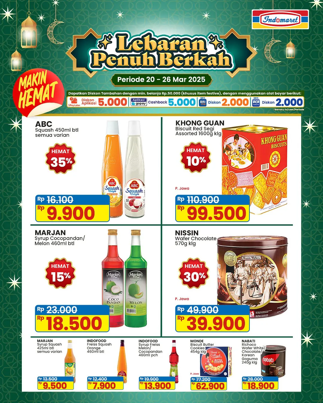 Promo Indomaret Jelang Lebaran Periode 20-26 Maret 2025