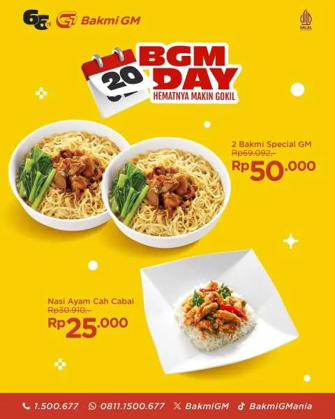 Promo Bakmi GM BGM Day Oktober Hemat
