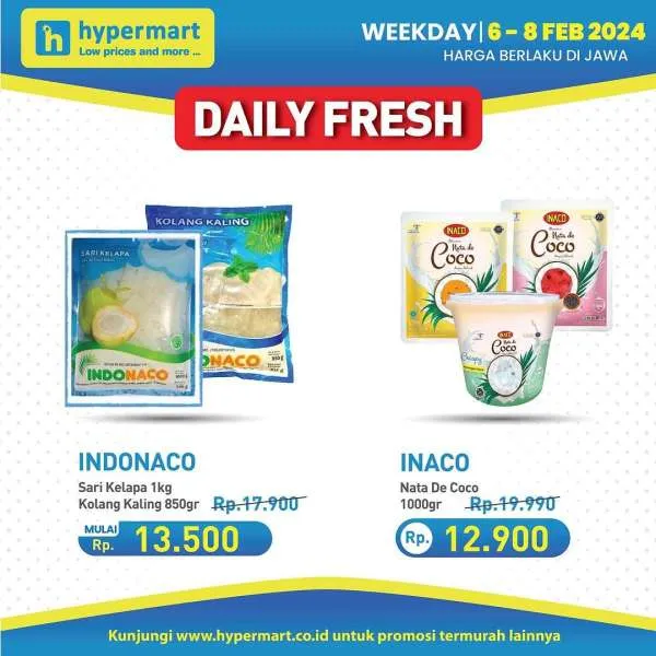 Promo Hypermart Hyper Diskon Weekday Periode 6-8 Februari 2024