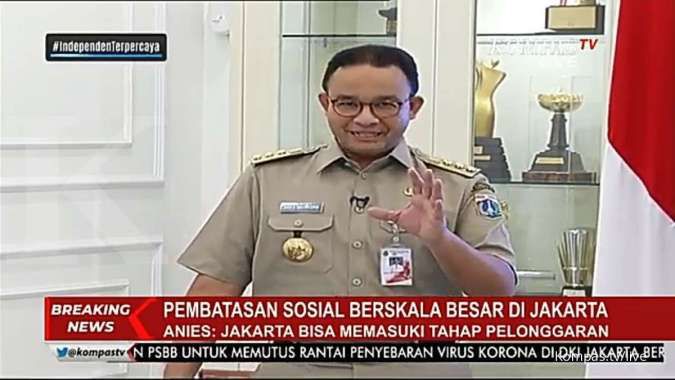 Anies perpanjang PSBB di DKI Jakarta dan tetapkan juni sebagai masa transisi