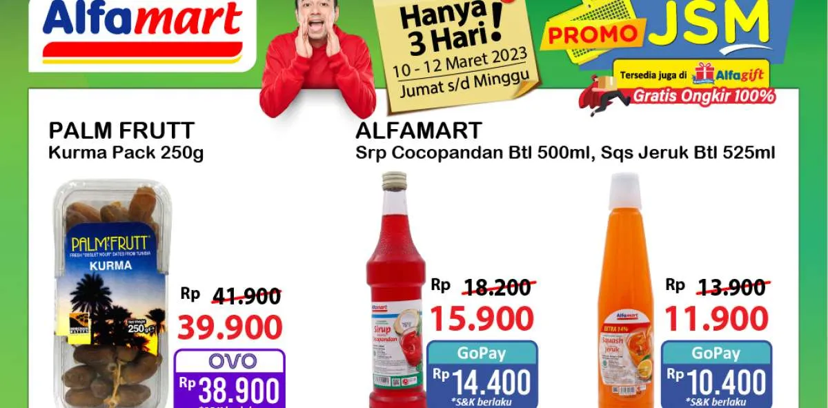 Katalog Promo JSM Alfamart Terbaru 10-12 Maret 2023, Potongan Harga untuk Sirup