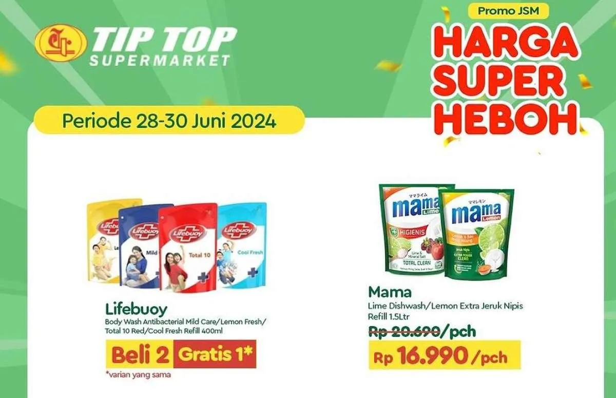 Promo JSM Tip Top Juni 2024, Sabun Lifebuoy Beli 2 Gratis 1 Segera Berakhir Besok