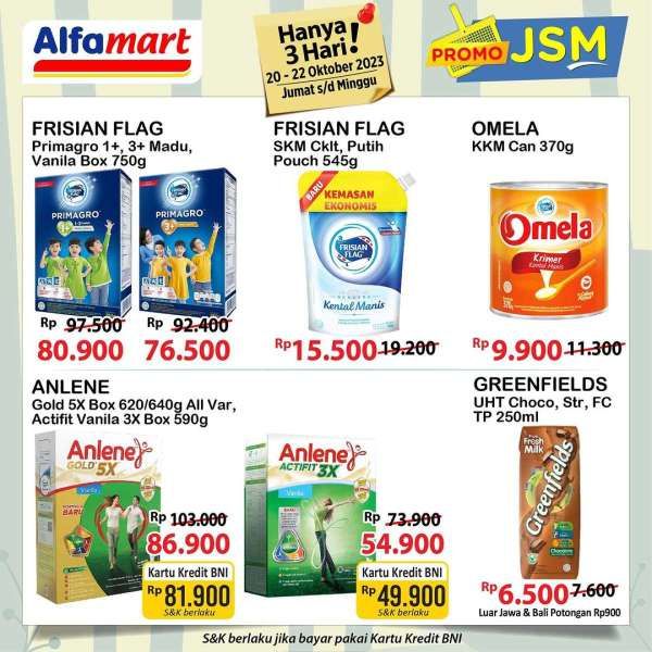 Katalog Promo JSM Alfamart Terbaru 20-22 Oktober 2023