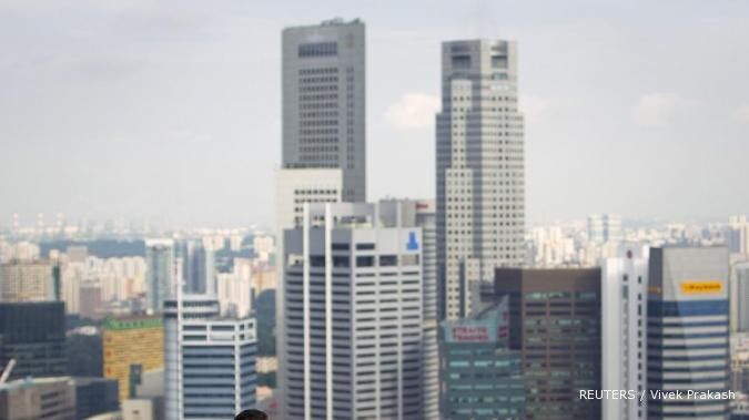 Pasar properti Singapura anjlok