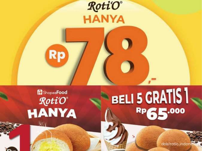 3 Promo RotiO Awal Agustus 2024 Sediakan Paket Roti Rp 1 hingga Beli 5 Gratis 1