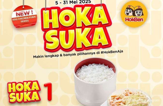 Promo 5.5 di HokBen Bulan Mei 2025 Berakhir Besok, Ada Hoka Suka dengan 4 Varian Juga
