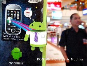 Galaxy mini dengan sistem Android