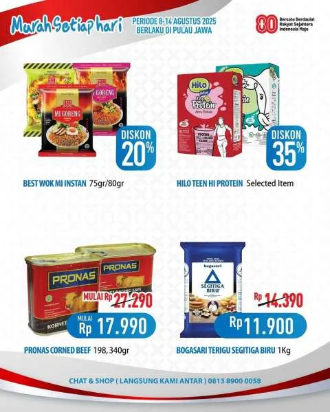 Promo JSM Hypermart Hyper Diskon Weekend Periode 8-11 Agustus 2025