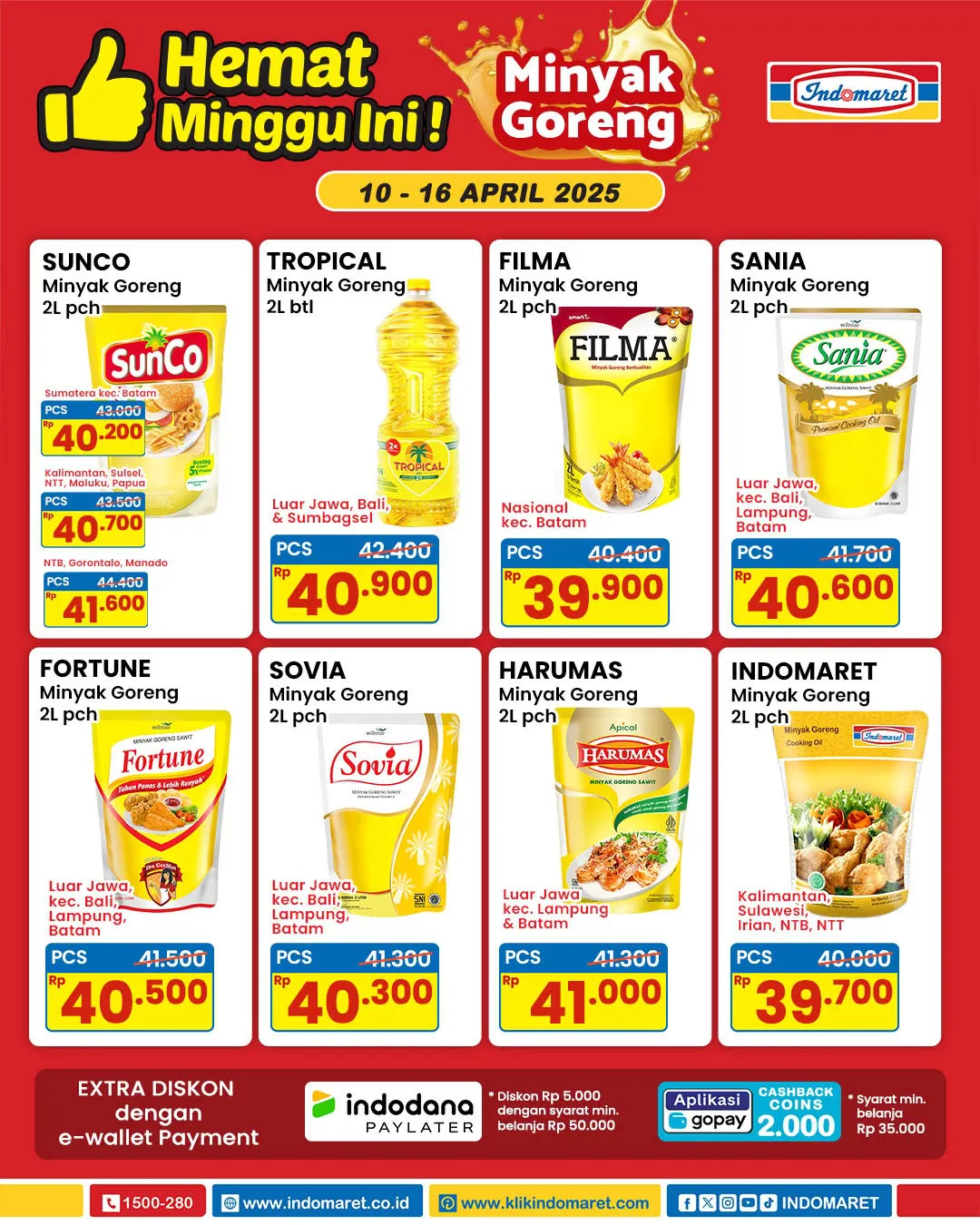 Promo Minyak Goreng di Indomaret 10-16 April 2025 Hemat Minggu Ini